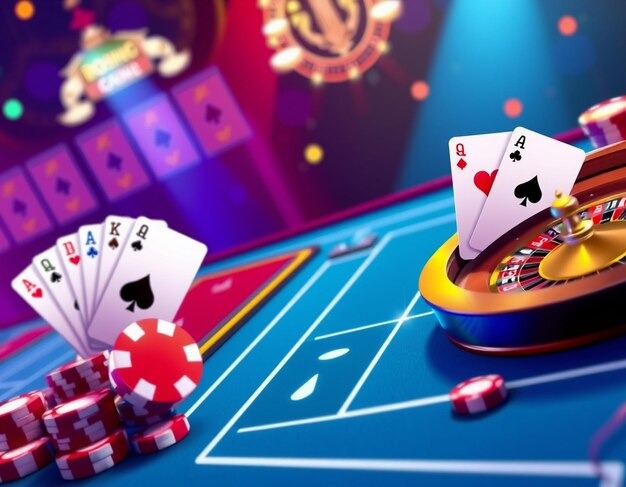 Live Bandar Poker table on apo388 with multi-camera feed and player interface